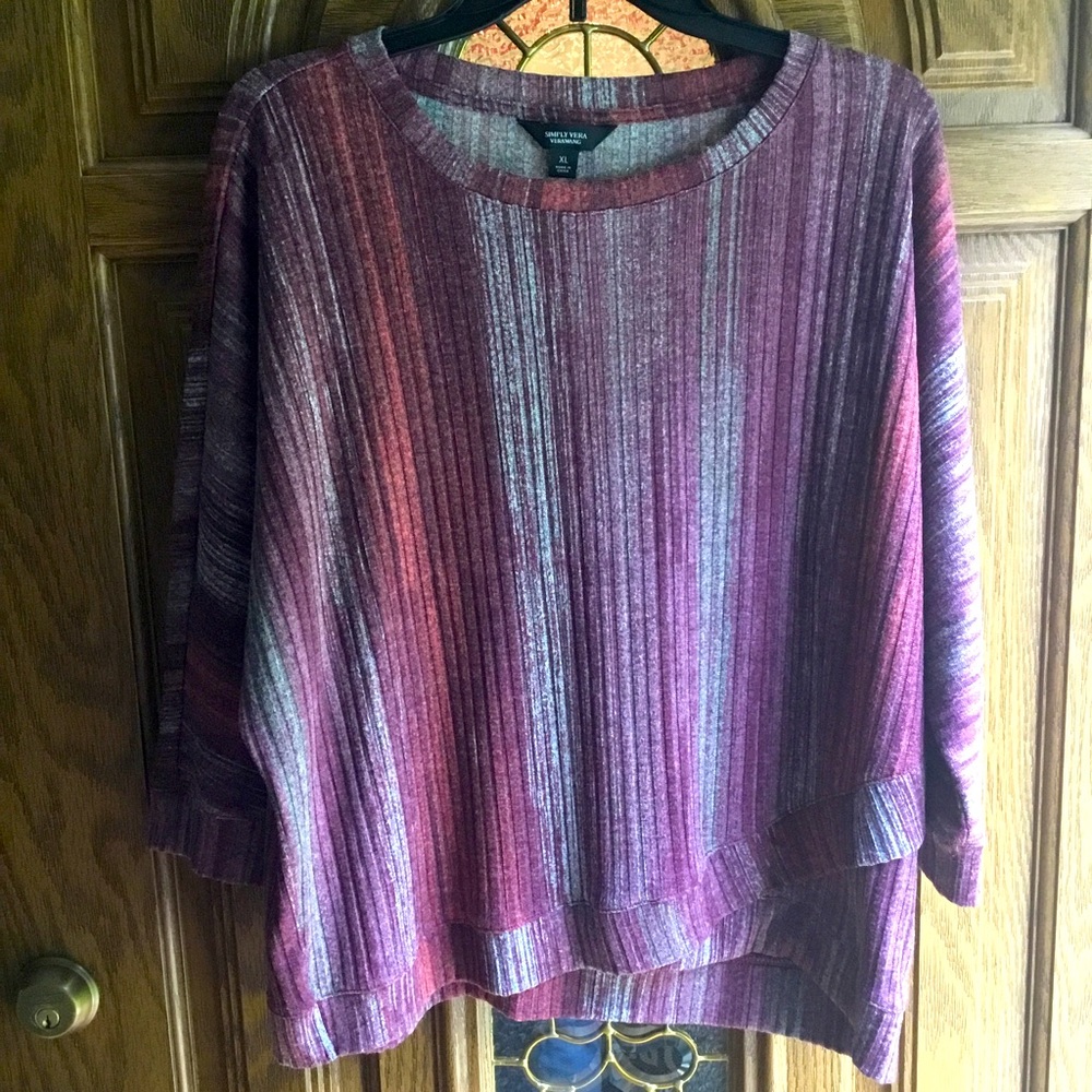 Vera Wang dolman sleeve Top size Xl (16-18)